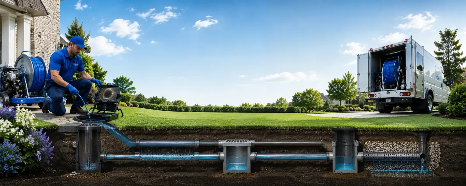 Outdoor drain cleaning information for Pomona, CA